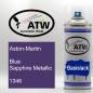 Preview: Aston-Martin, Blue Sapphire Metallic, 1346: 400ml Sprühdose, von ATW Autoteile West.